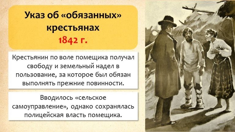 Основные положения и историческое значение Указа об обязанных ...